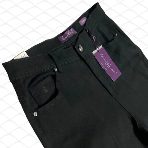 Gloria Vanderbilt Jeans Womens 18W Amanda Tapered Leg Classic Stretch Black NEW - Picture 5 of 14